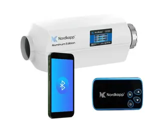 Nordkapp 2 kW 12/24V Bluetooth – uden tank