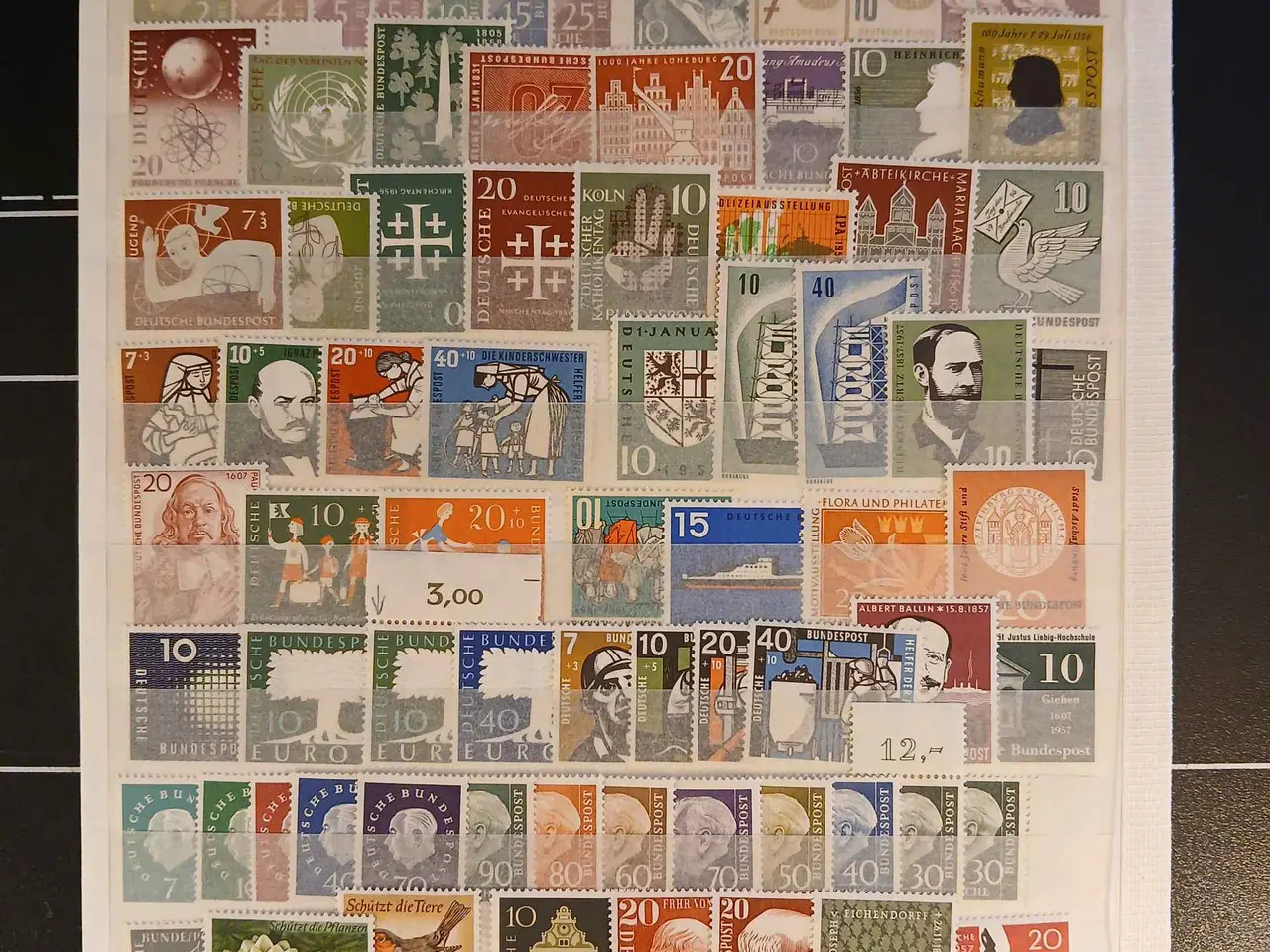 Billede 1 - Vesttyskland (184) Postfrisk 1 planche ældre frimæ