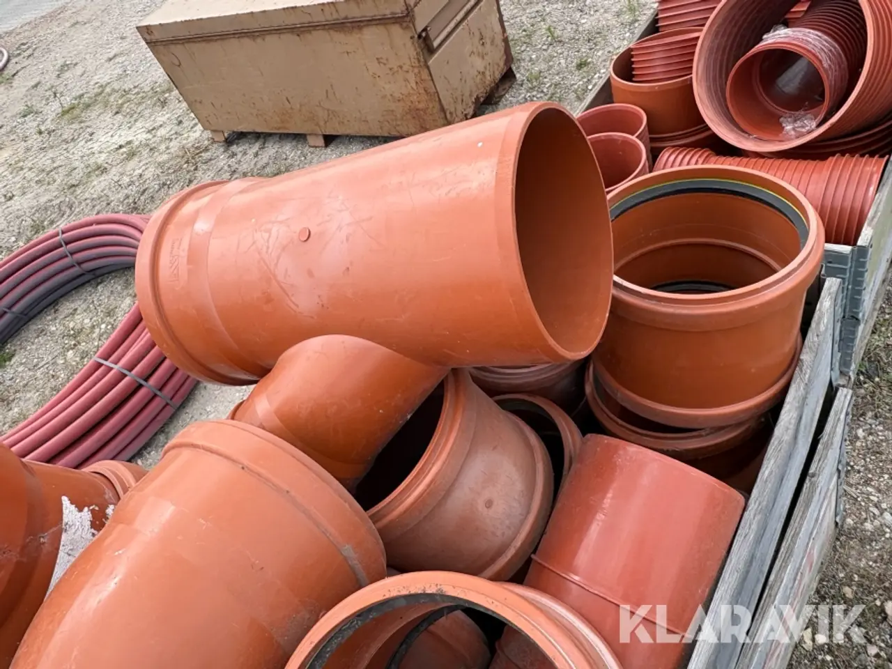Billede 6 - Parti PVC kloakfittings og overgange