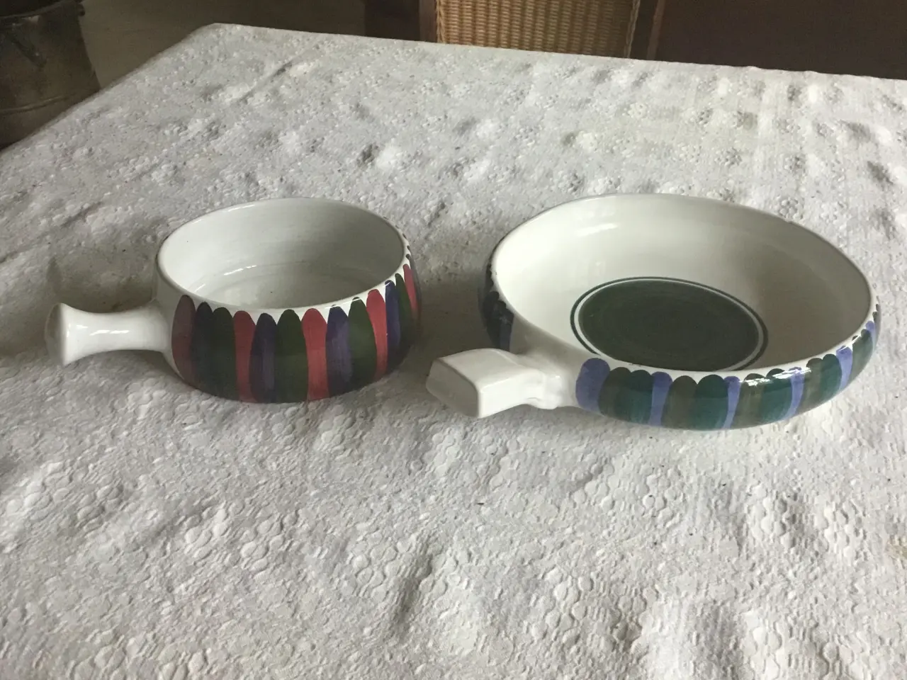 Billede 1 - 2 Retro serverings skåle 