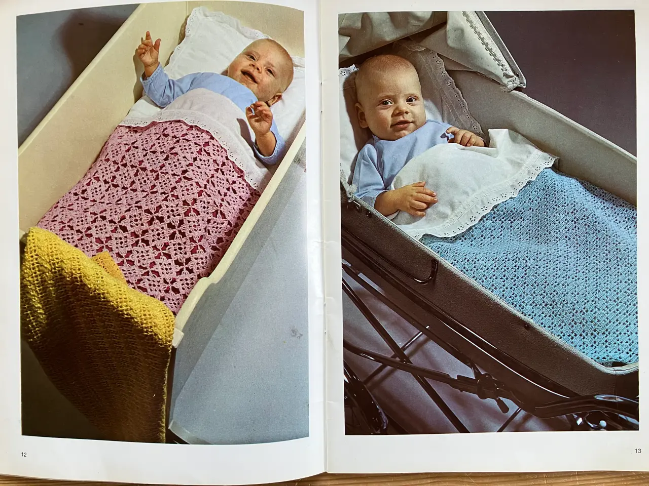 Billede 5 - To gamle håndarbejdshæfter, korssting m.m.