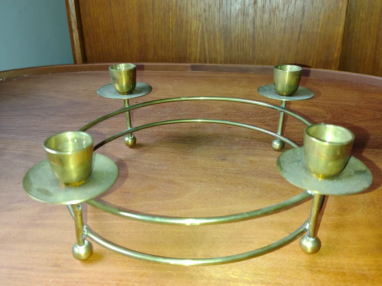 Billede 4 - Fin messing adventsstage