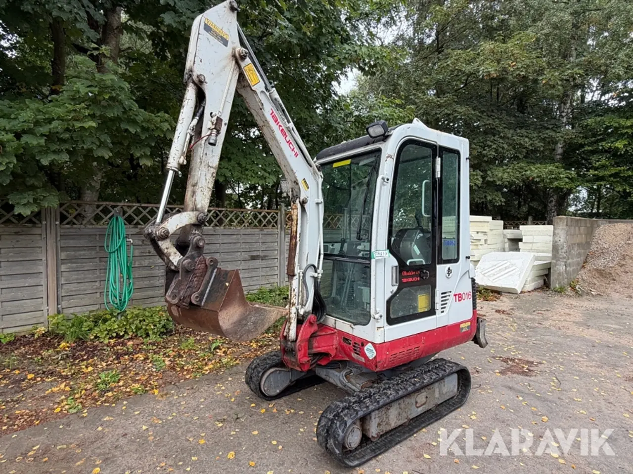 Billede 1 - Gravemaskine Takeuchi TB016