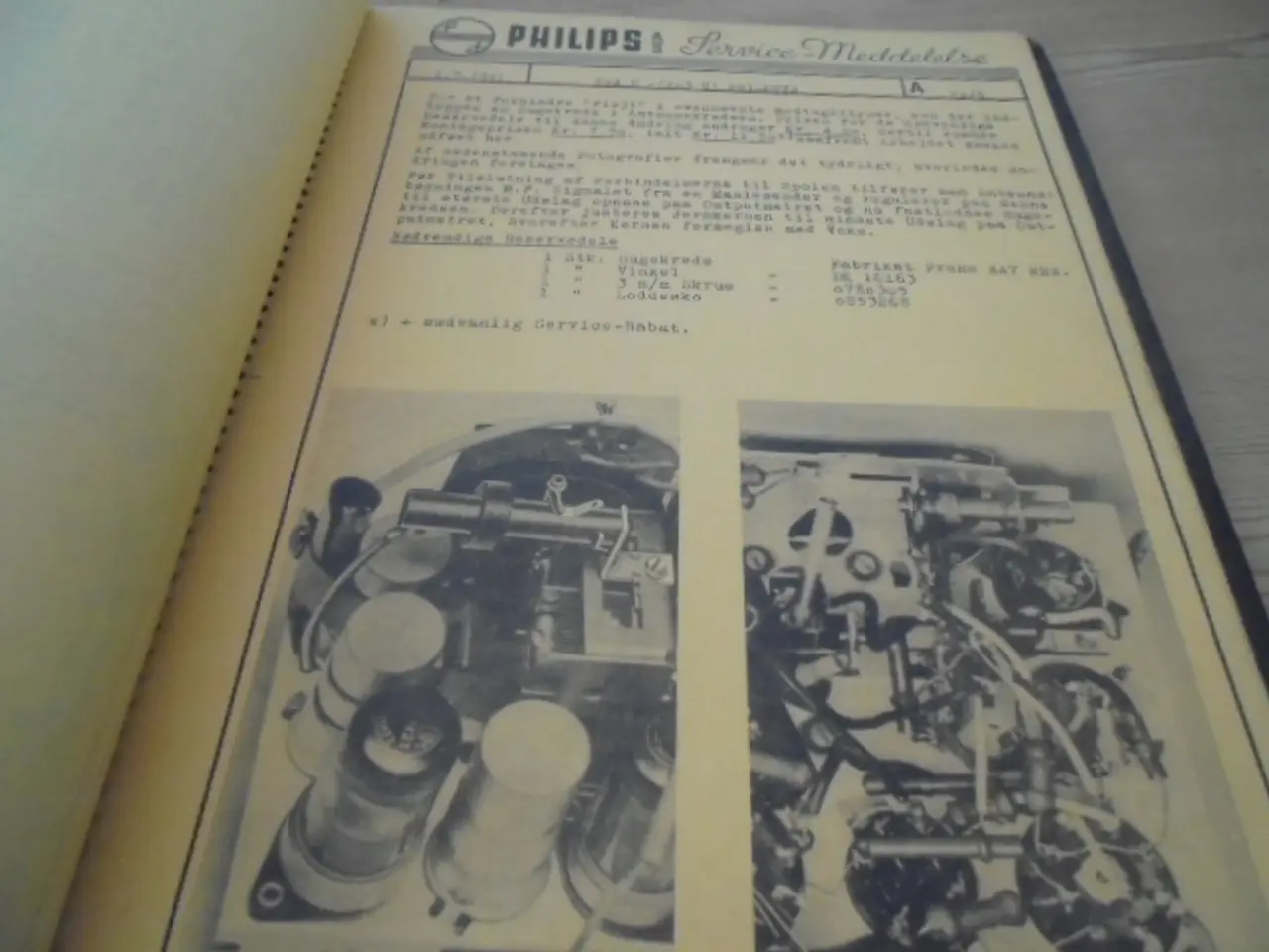 Billede 6 - Philips Service Meddelelser 1938-42 – Bind 2 – se