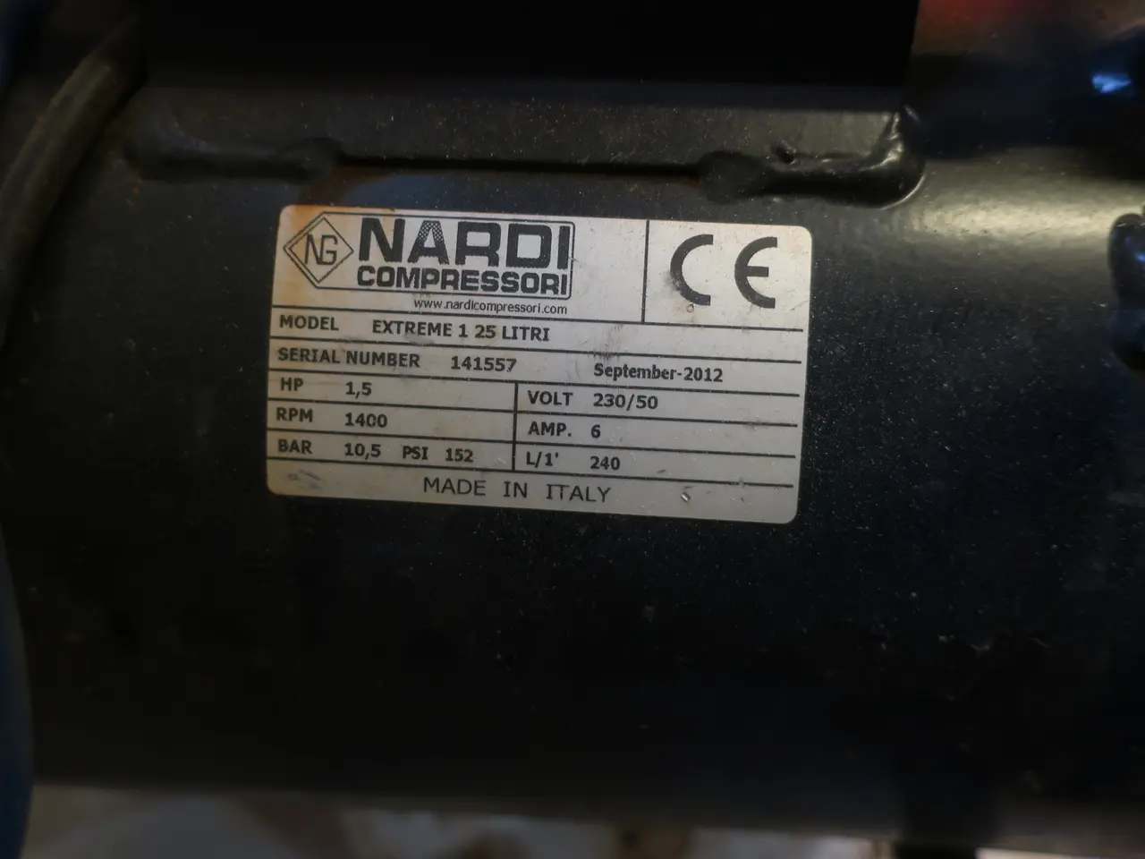 Billede 2 - Kompressor NARDI Extreme 1 25 LITRI