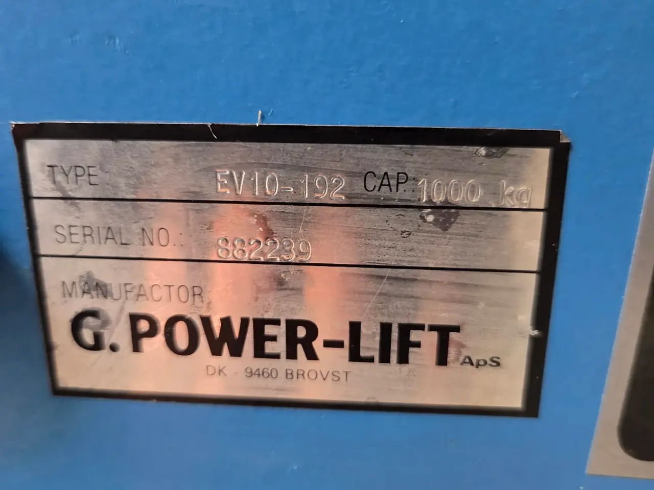 Billede 7 - Hydraulisk G. Power Lift EV10-192