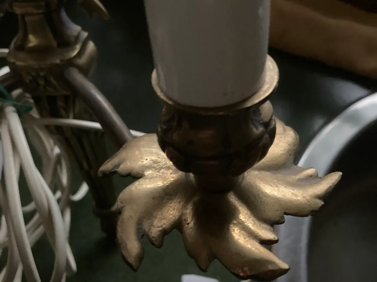 Billede 4 - Væg lampe messing