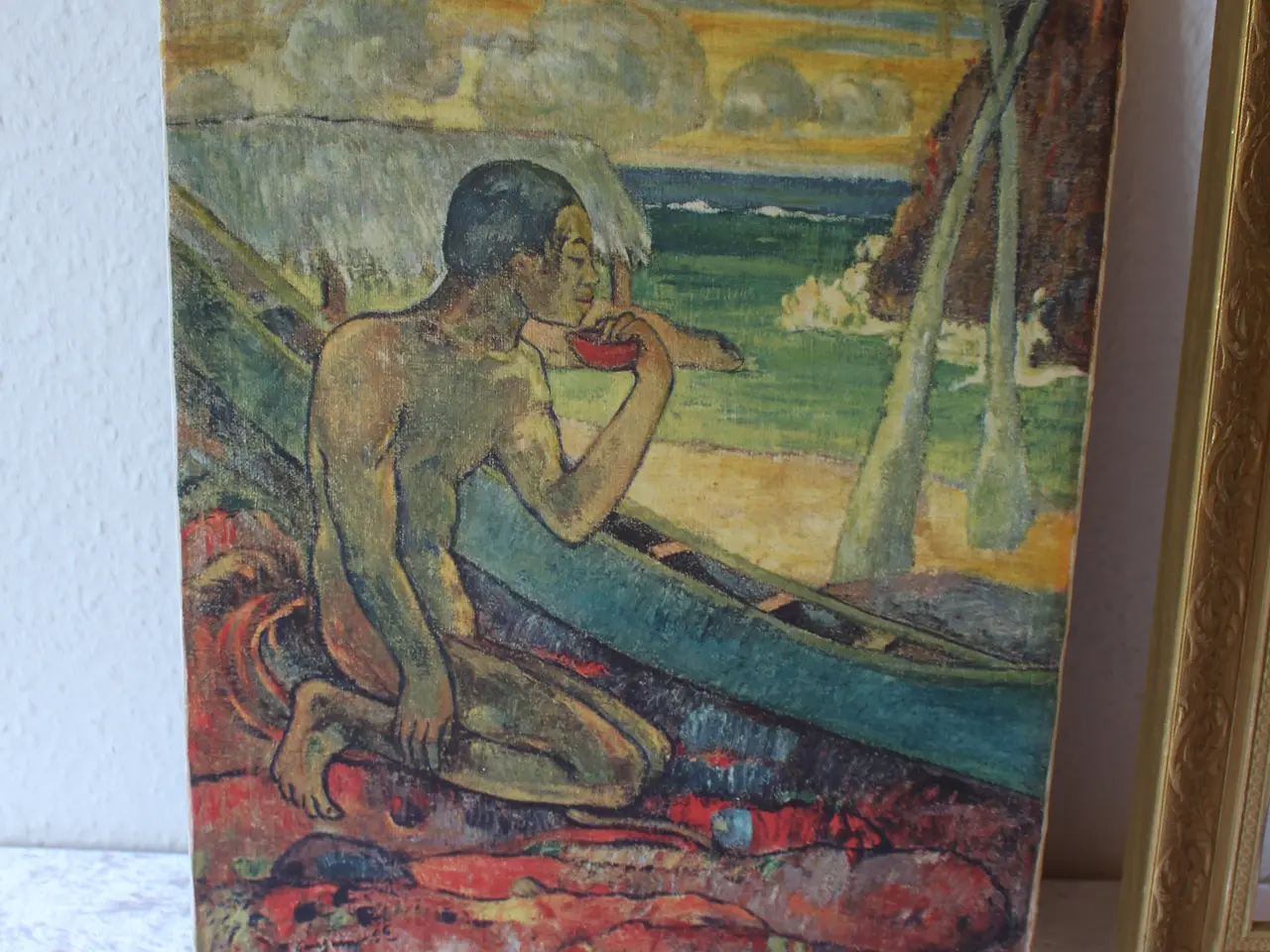 Billede 2 - Paul Gaugain Poor fisher print på lærred.