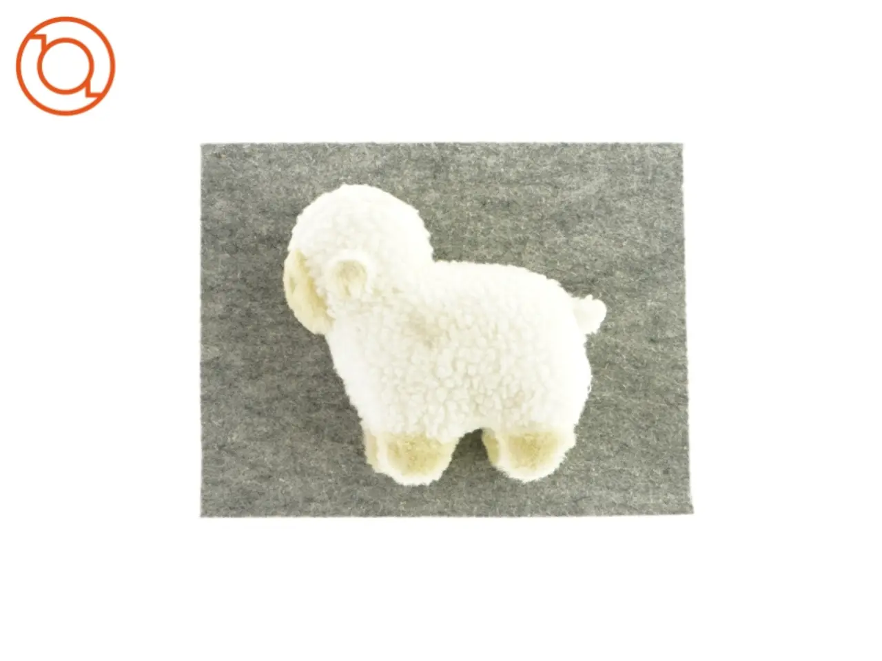 Billede 1 - lam bamse (str. LB: 12x12 cm)