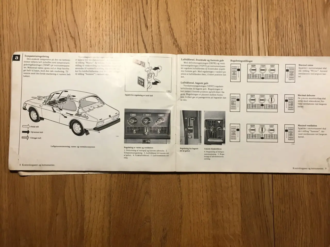 Billede 3 - SAAB 99 instruktionsbog