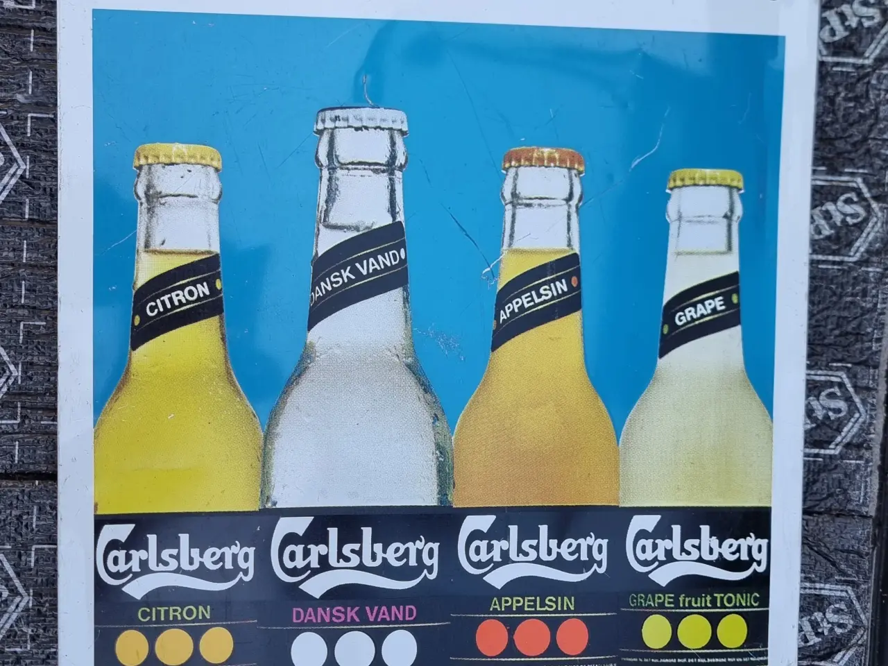 Billede 1 - Carlsberg husk - 3 prikker sodavand / skilt