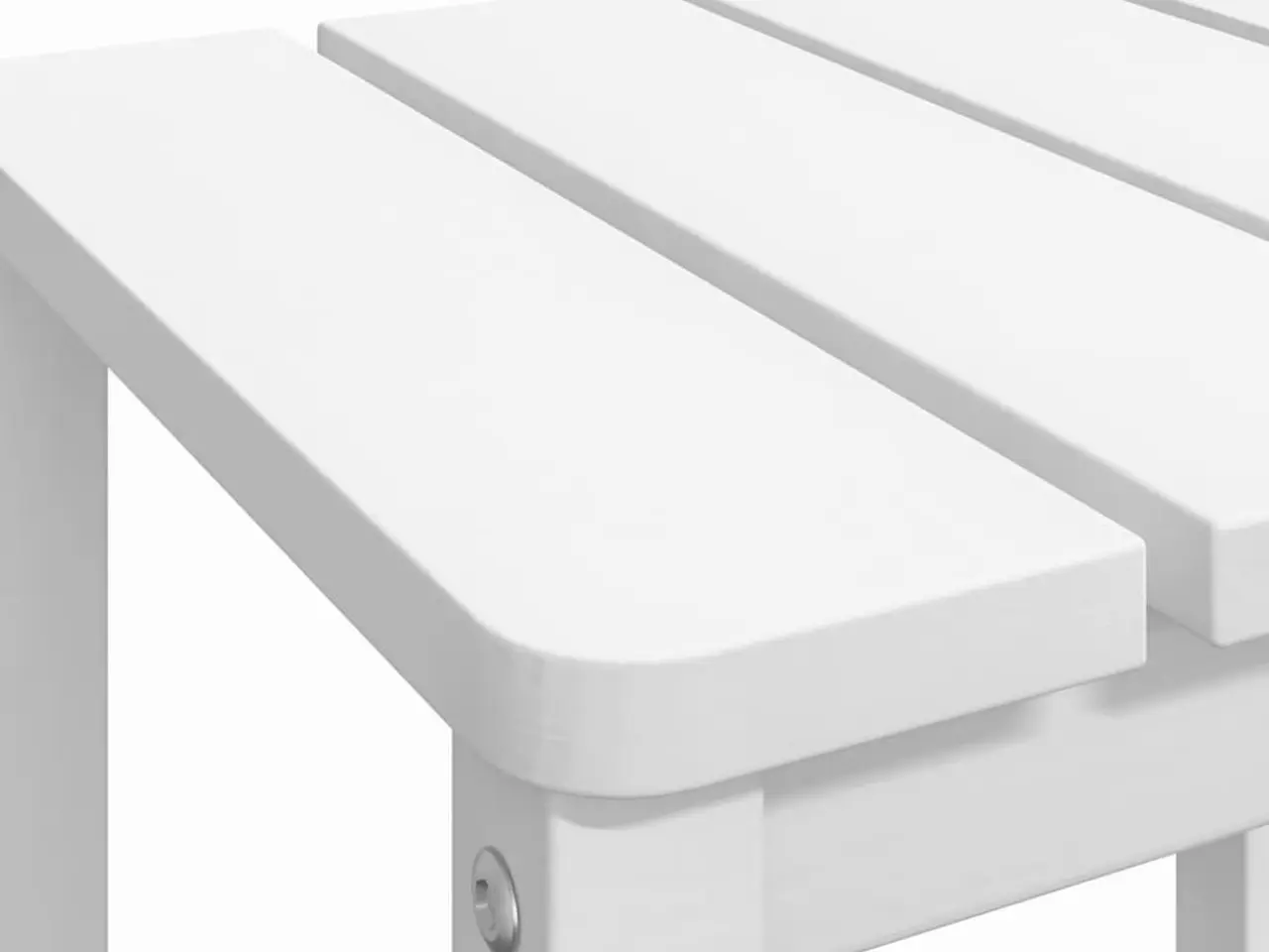 Billede 6 - Adirondack-havebord 38x38x46 HDPE hvid