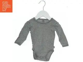 Langærmet body med striber (str. 62)