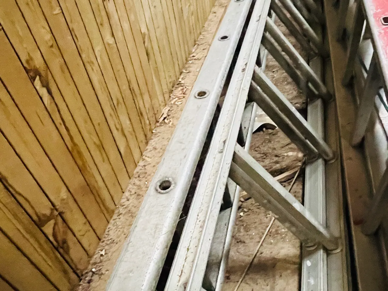 Billede 2 - 2 Stiger ca. 3,35 m + 4,85 m