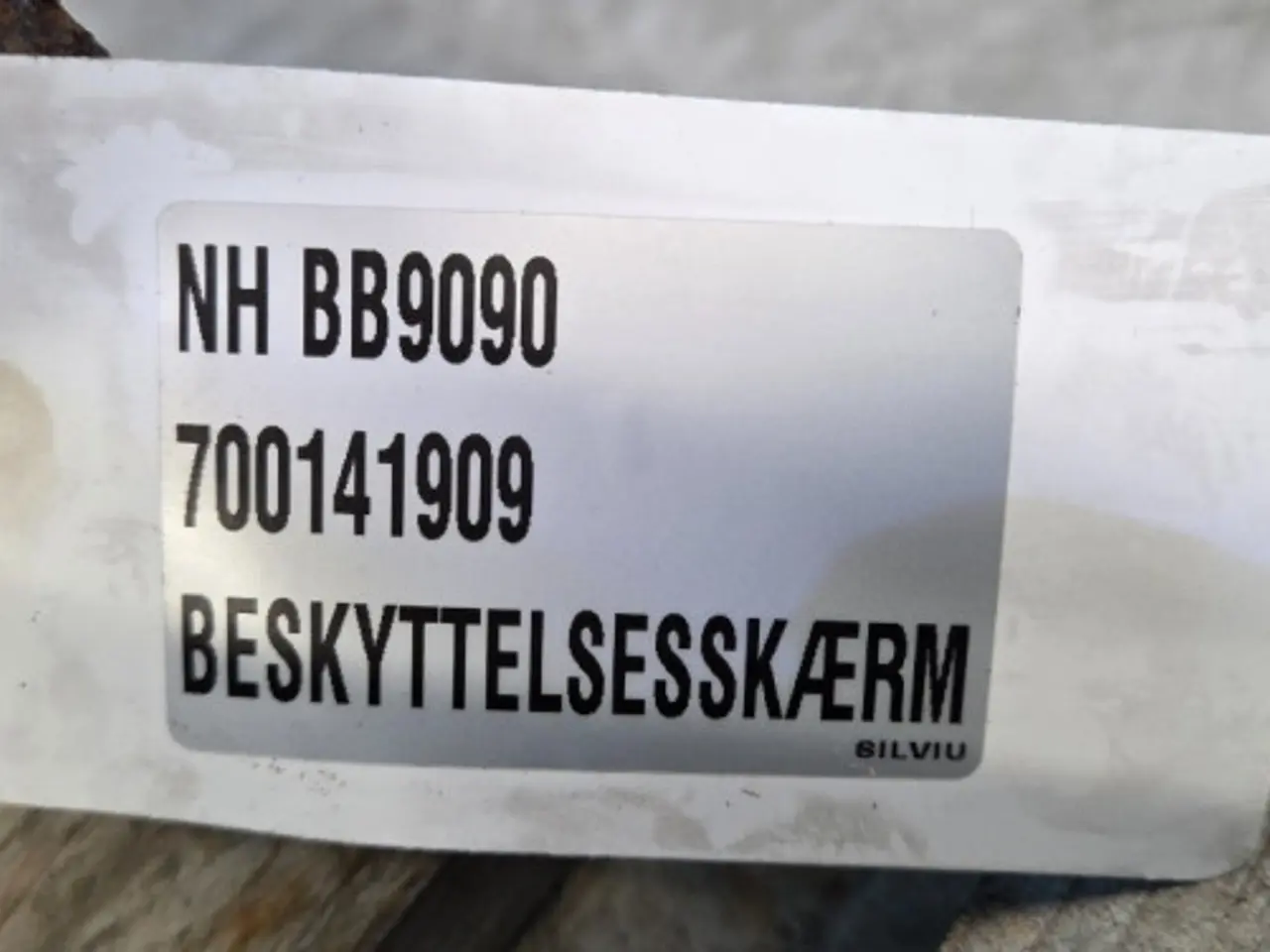 Billede 13 - New Holland BB9090 Beskyttelsesskærm 700141909 30 Stk