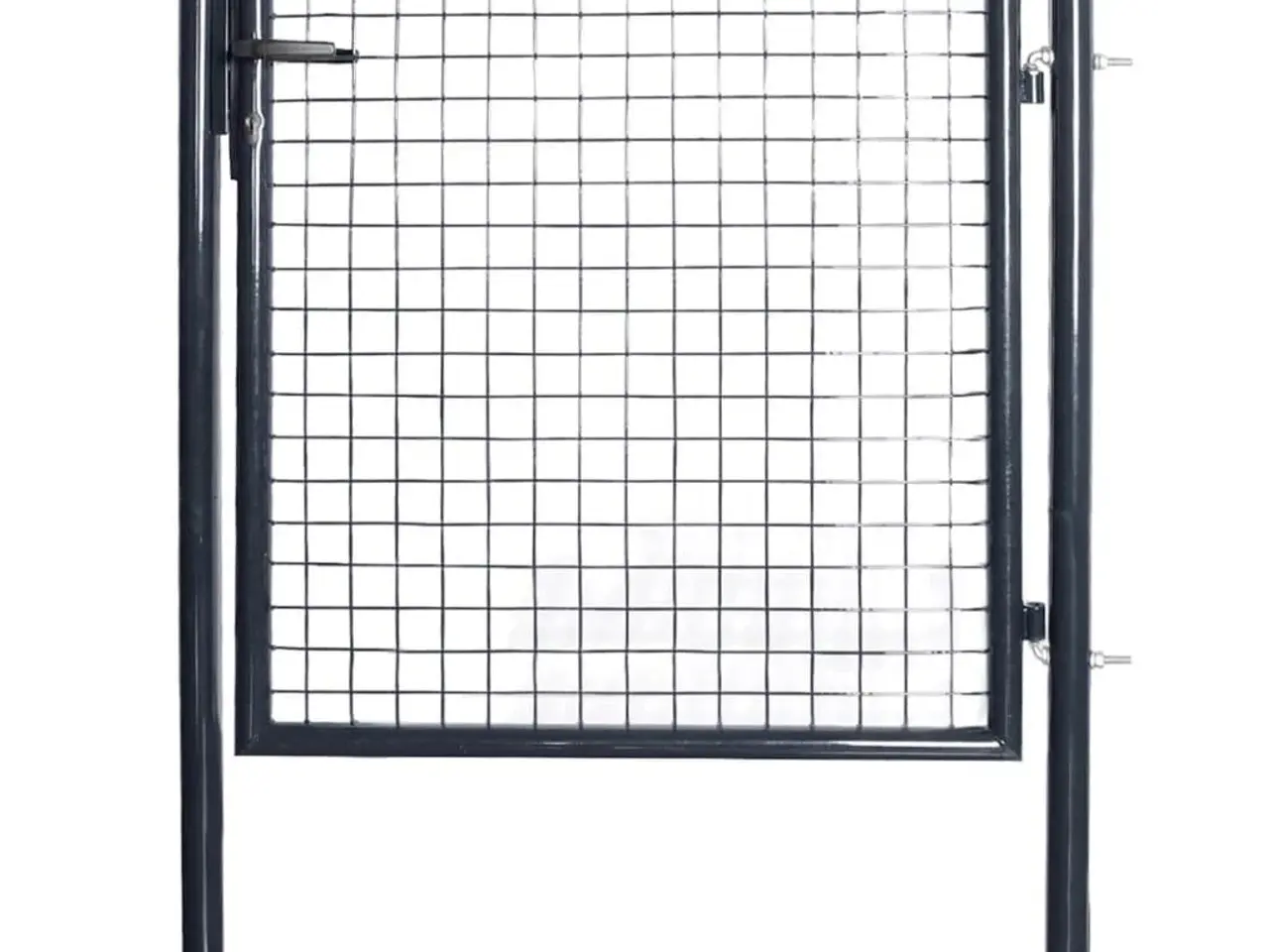 Billede 1 - Havelåge i net galvaniseret stål 100x100 cm grå