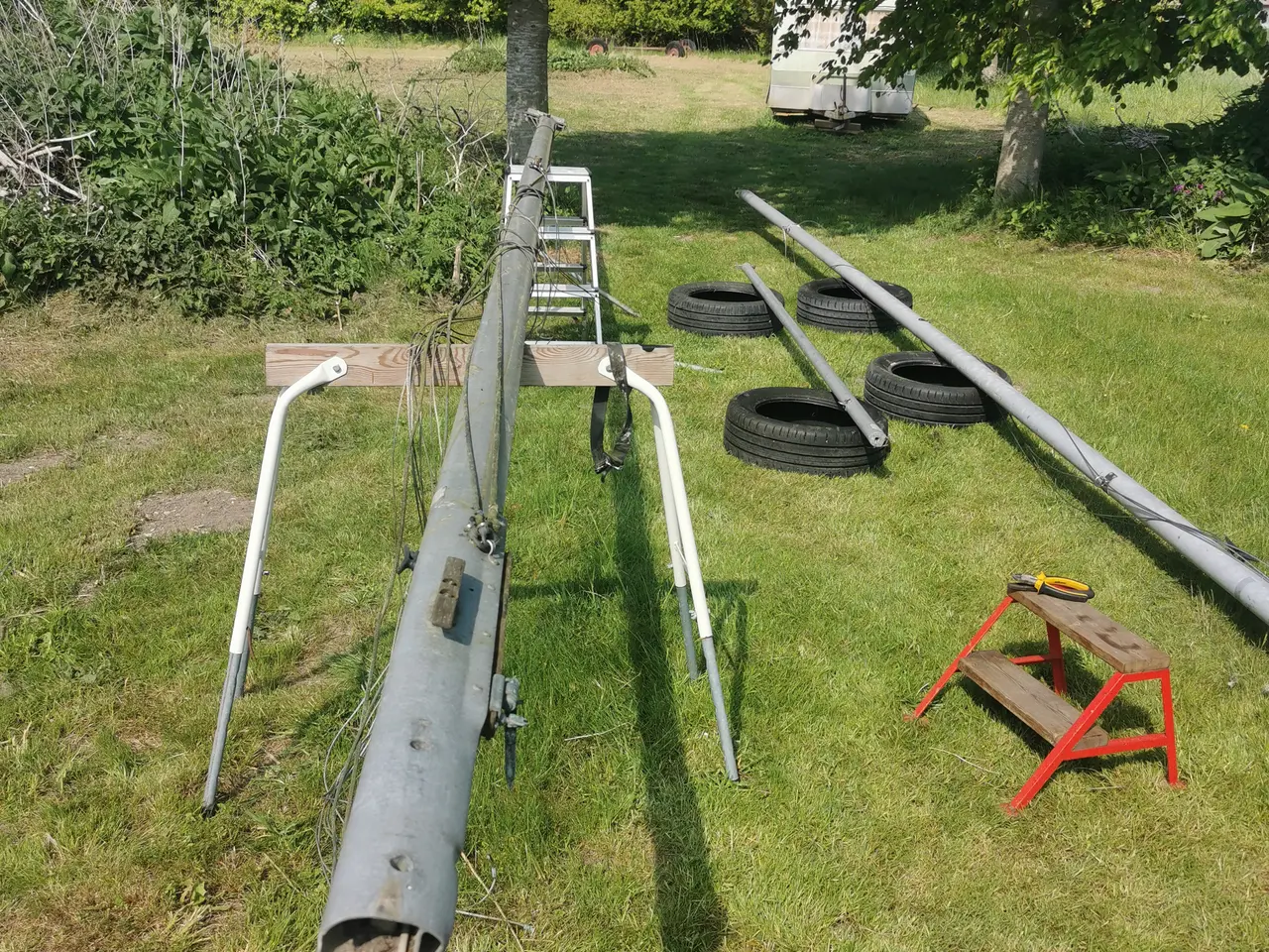 Billede 4 - Mast og bom til sejlbåd