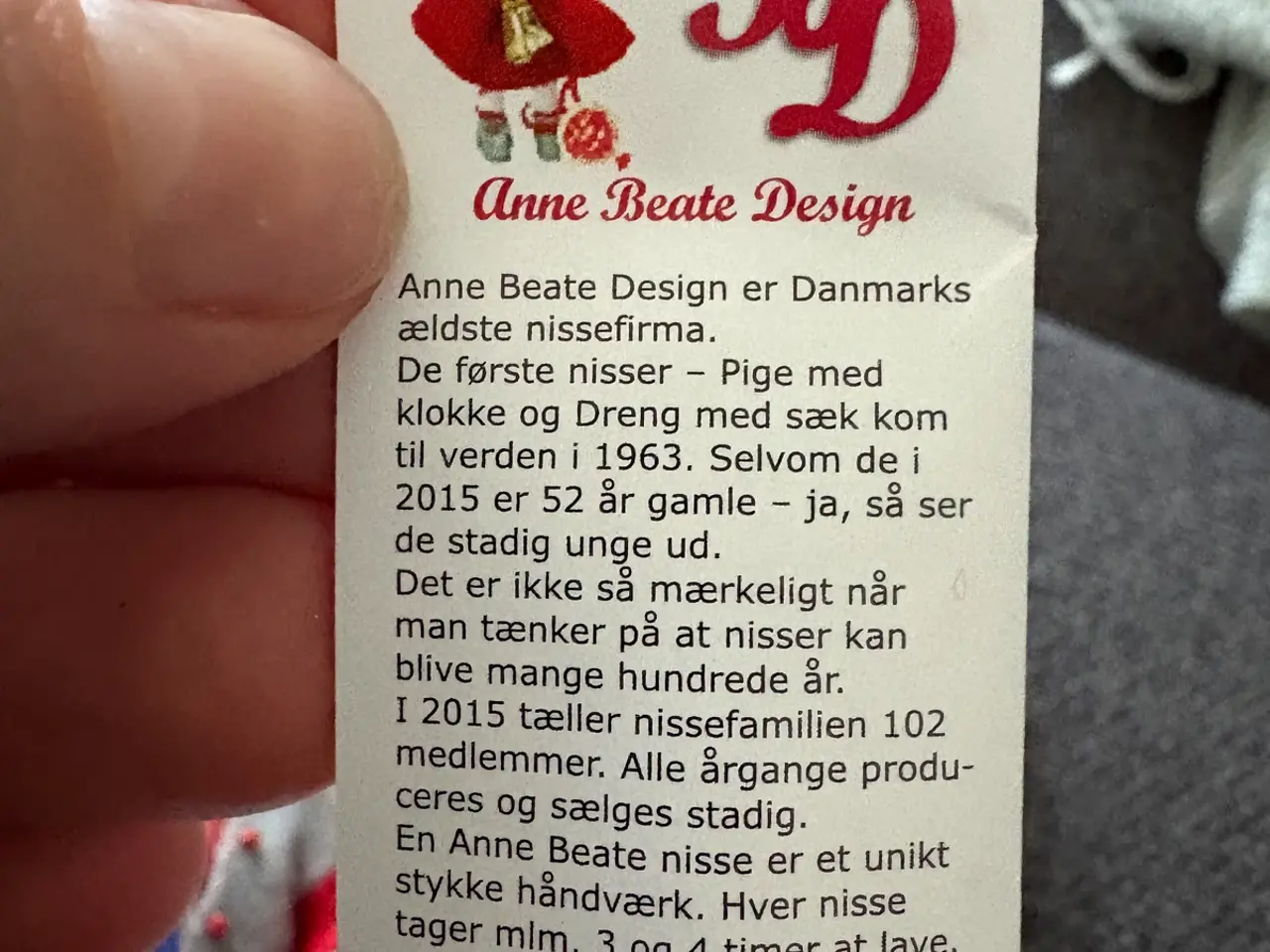 Billede 4 - Anne Beate Design nissepar 2016