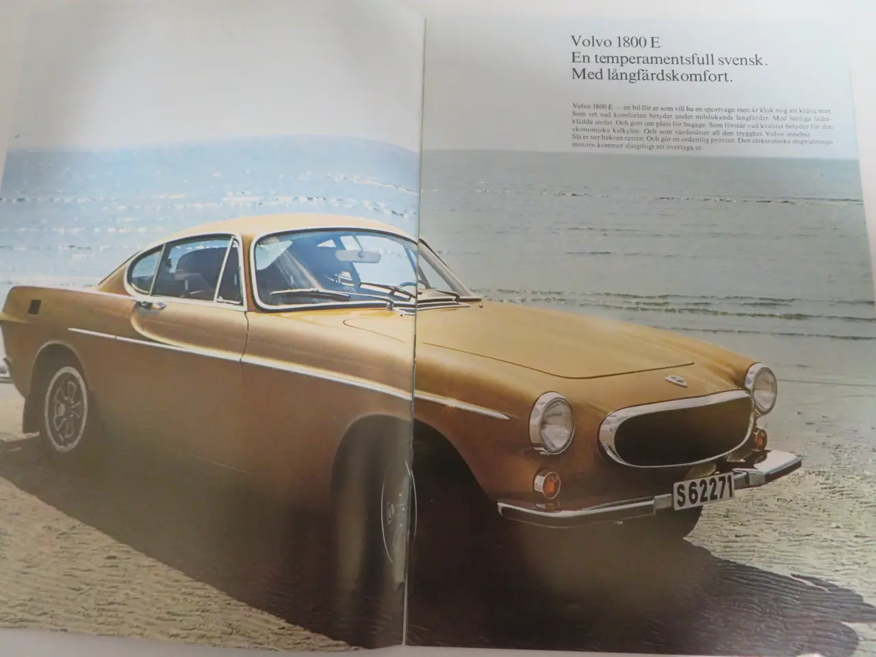 Billede 4 - Volvo 1800E. mm. salgsbrochure
