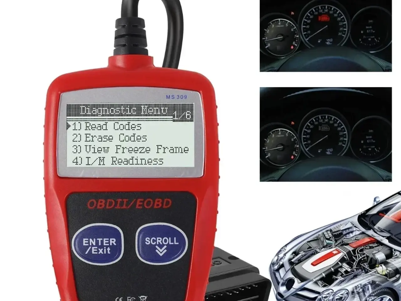Billede 1 - Ny ubrugt OBD2 fejlkodelæser / OBD2 Reader.