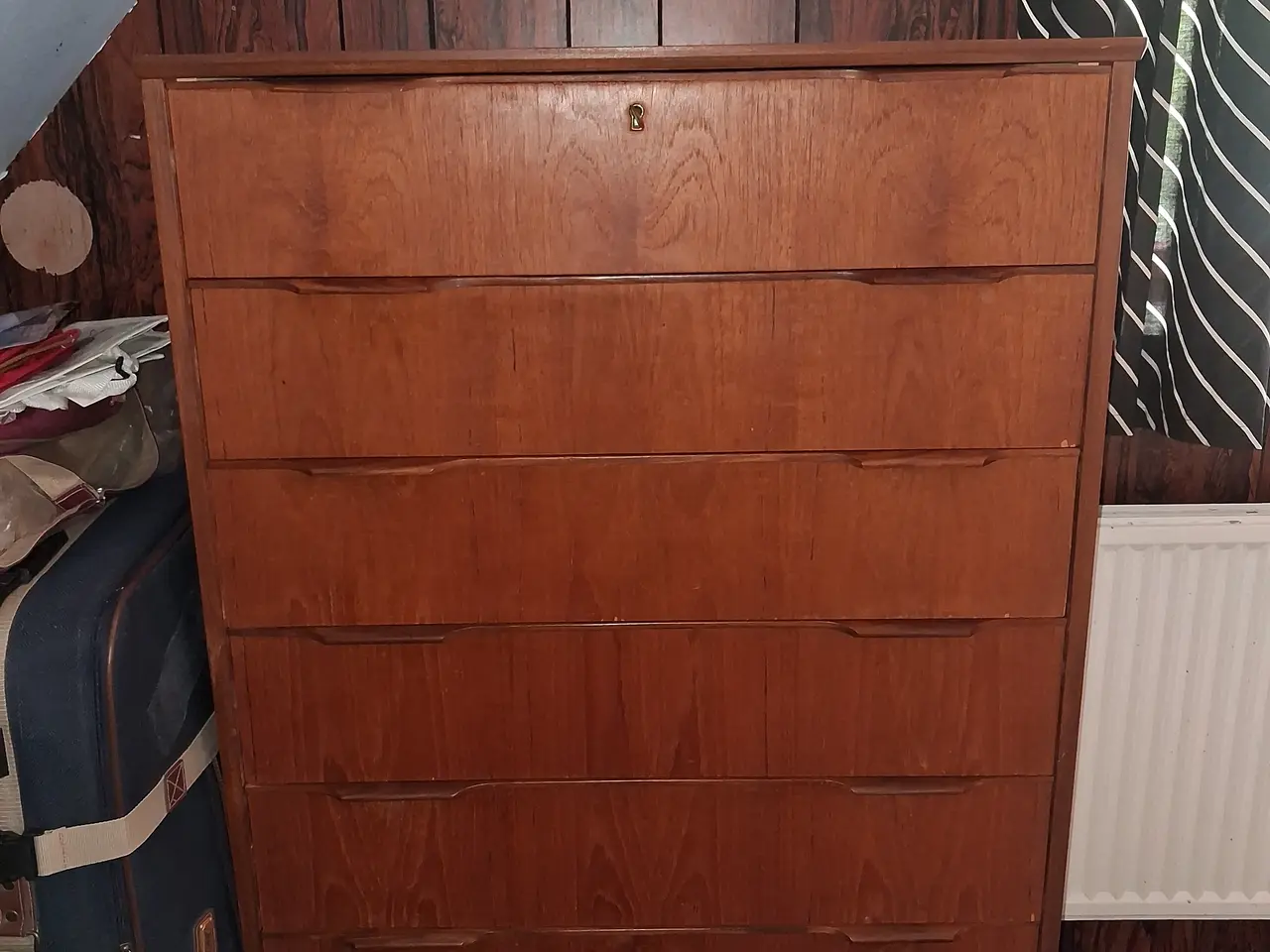 Billede 1 - Teaktræ kommode "Tallboy"