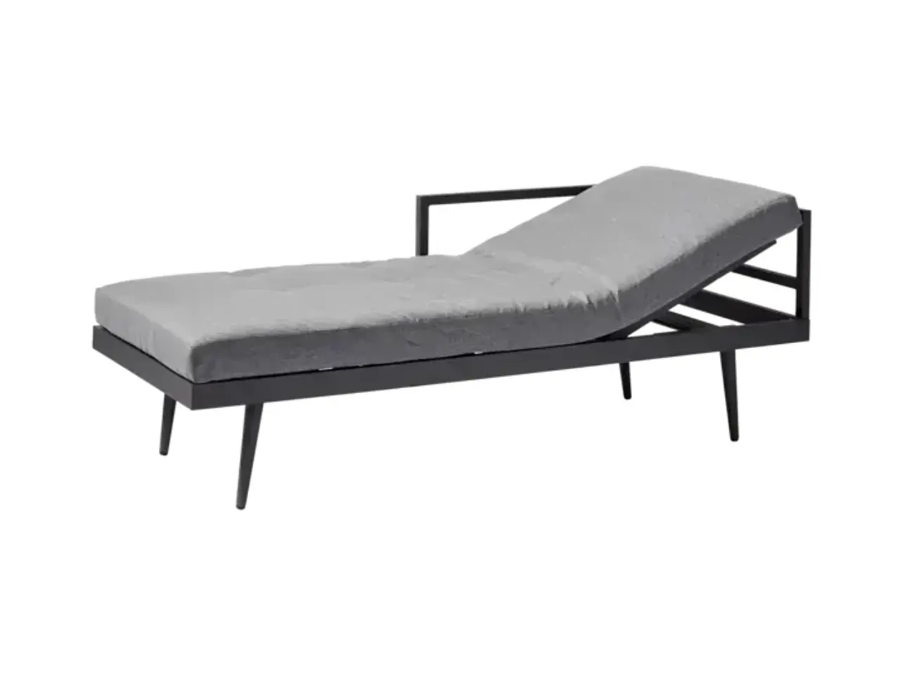 Billede 3 - Loungesofa med hynde og puder i farven grå