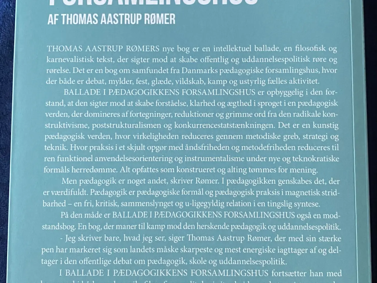 Billede 2 - Ballade i pædagogikkens forsamlingshus