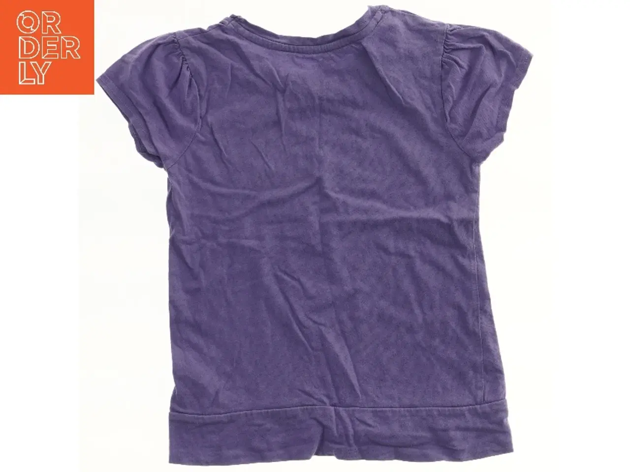 Billede 1 - Lilla T-Shirt med Minnie Mouse tryk fra Disney (str. 116)
