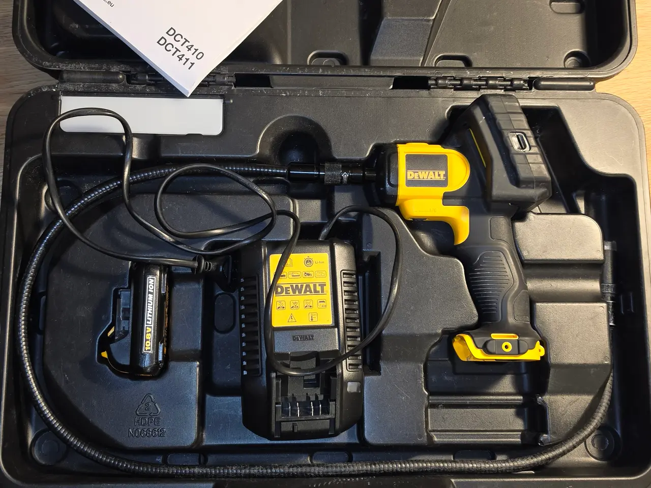 Billede 1 - DeWalt DCT410S1 inspektionskamera i kuffert