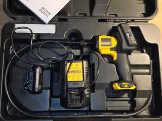 DeWalt DCT410S1 inspektionskamera i kuffert