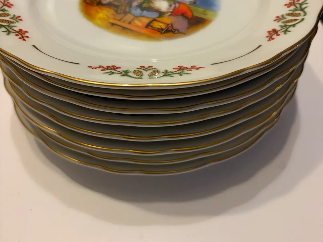 Billede 1 - 8 juletallerkner