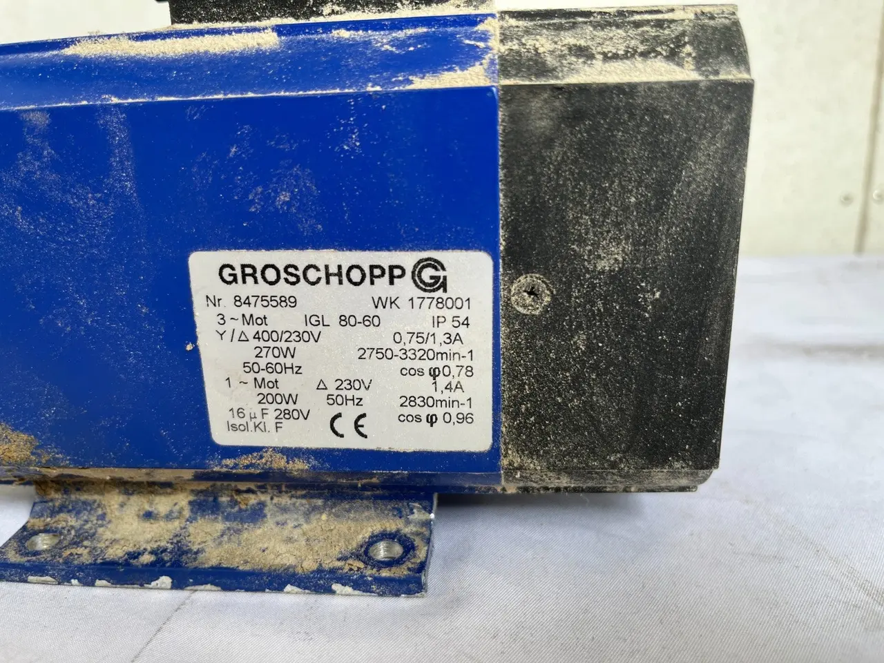 Billede 5 - Groschopp Igl 80‑60 Ac Gear Motor 270W 400/230V