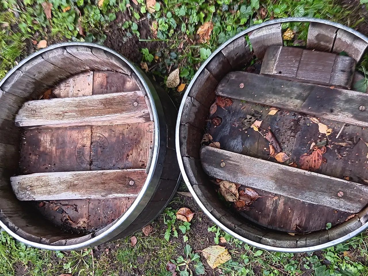 Billede 3 - Antikke mejerikummer i træ (Guldborgsund)