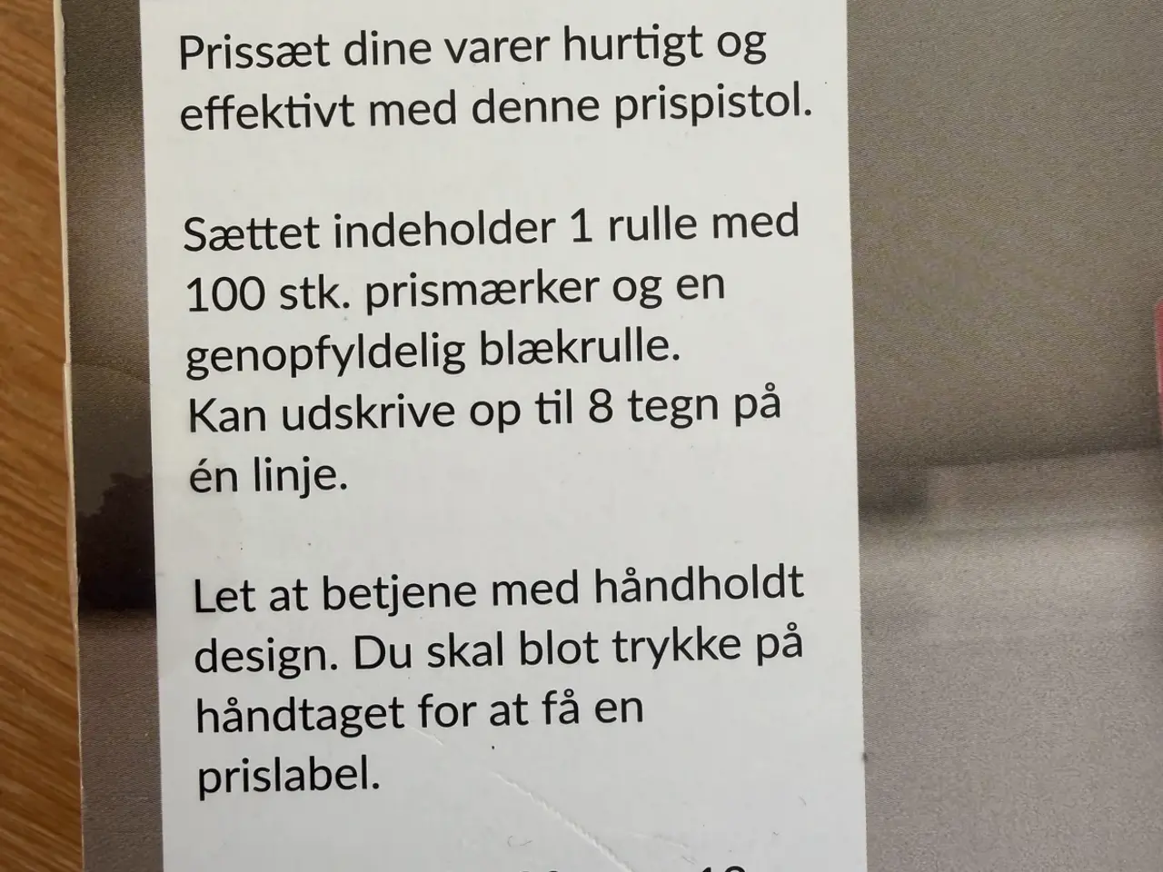 Billede 2 - Lav egne prismærker med prispistol