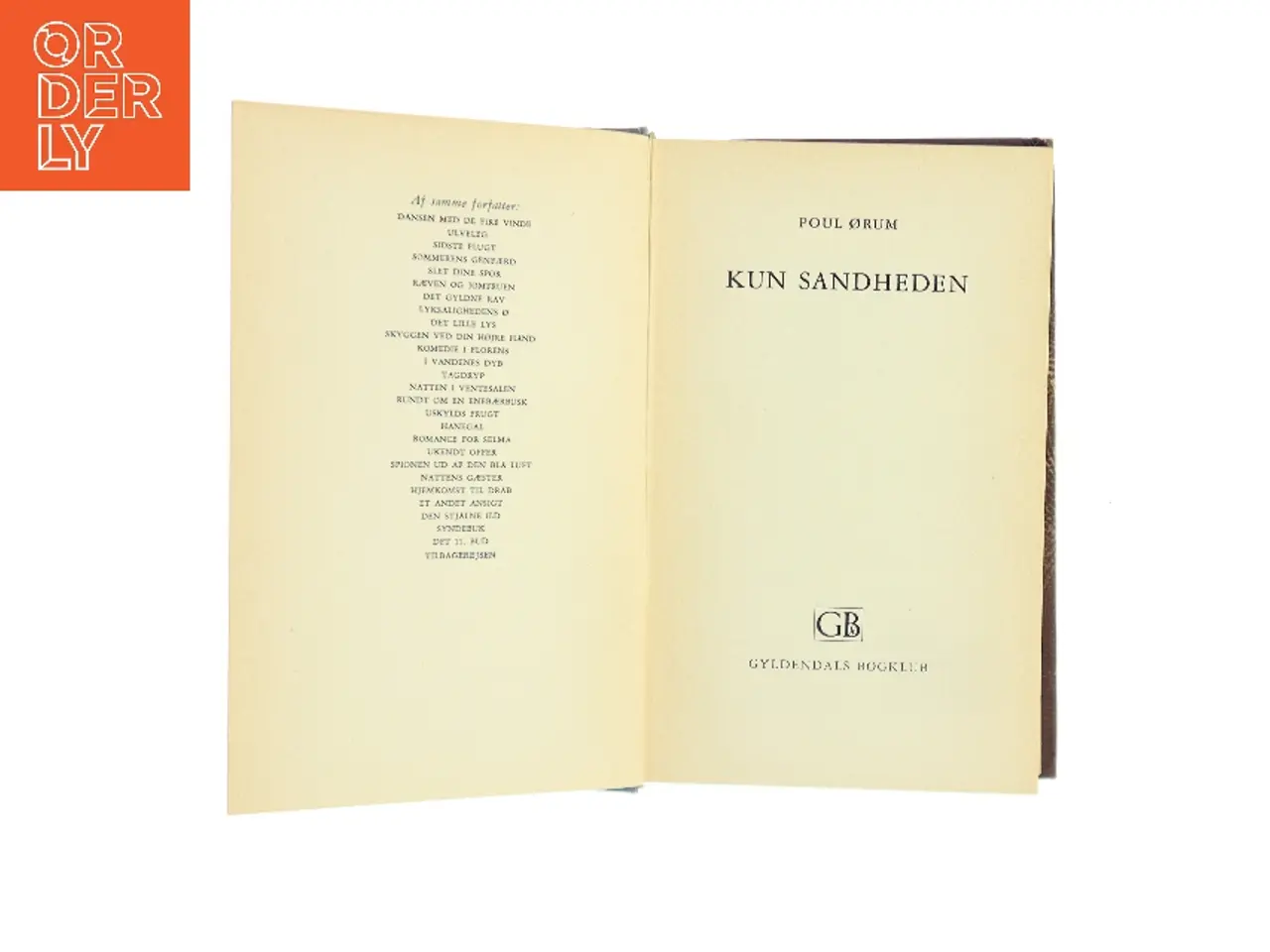 Billede 1 - Kun sandheden af Poul Ørum (Bog)