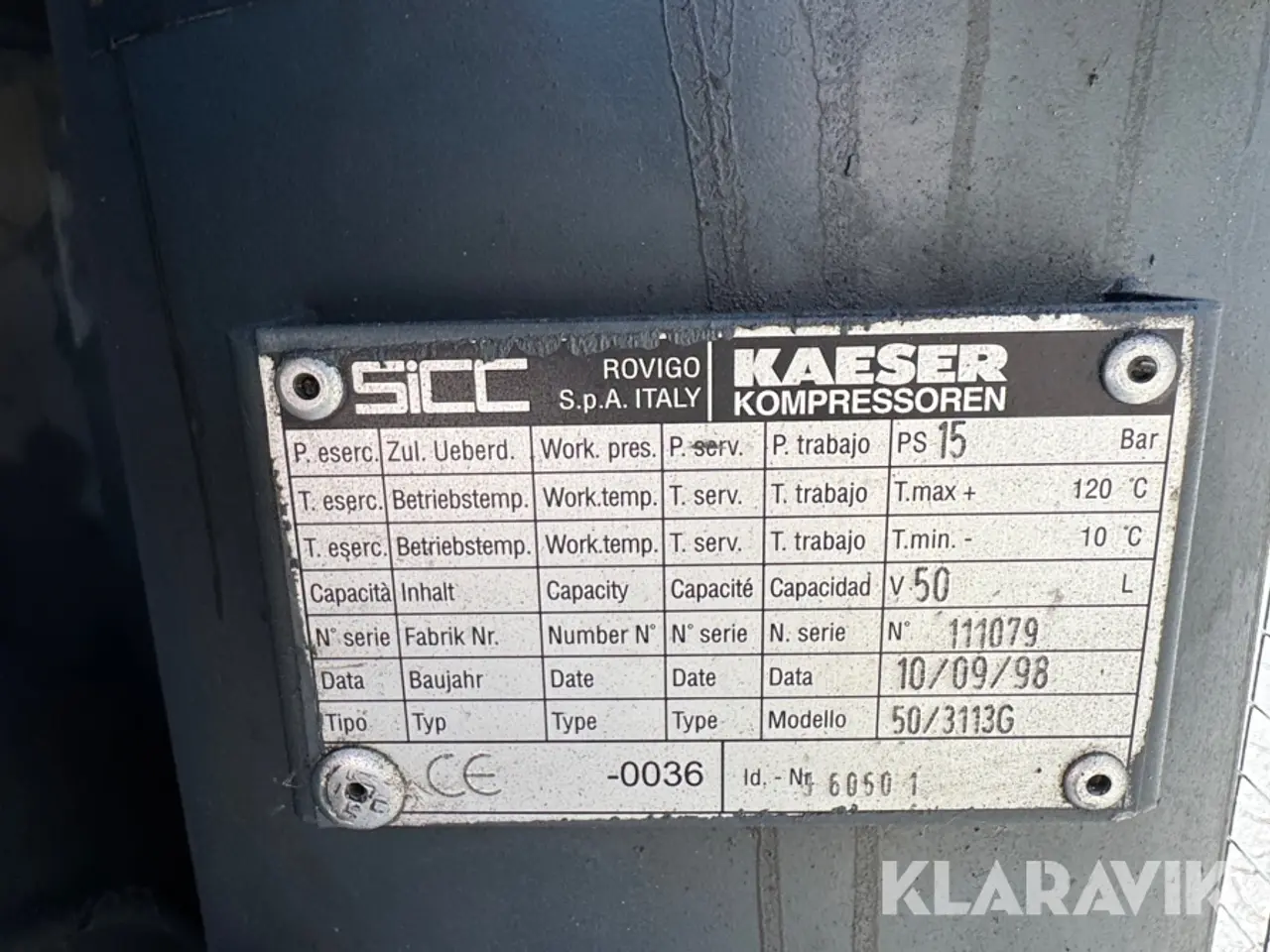 Billede 6 - Skruekompressor Kaeser BS61