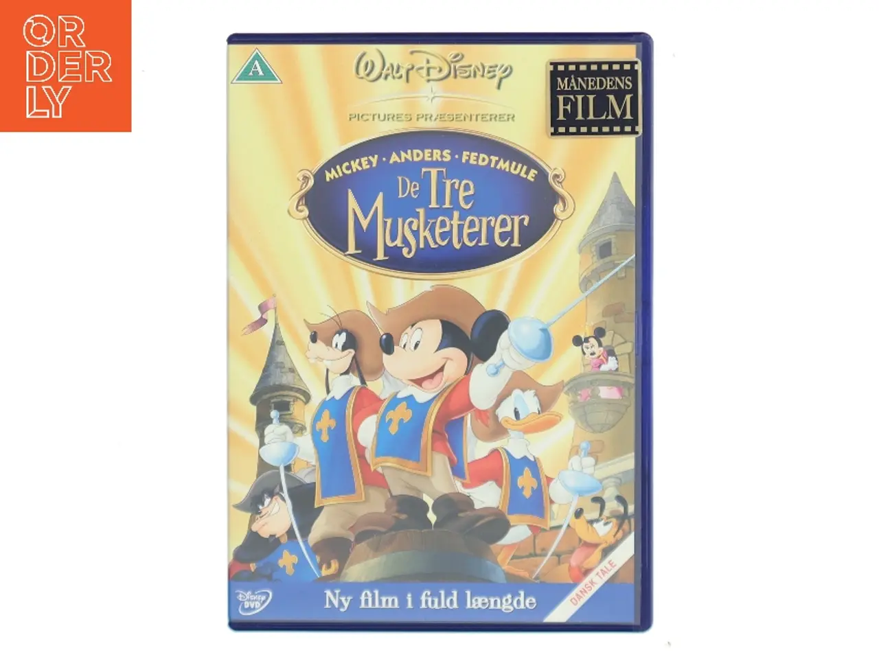 Billede 1 - De tre musketerer fra Walt Disney med Mickey Mouse (DVD)