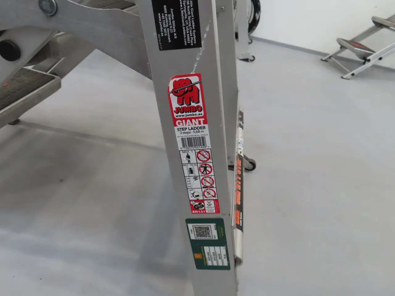 Billede 3 - Trappestige JUMBO Giant Step Ladder 3 steps