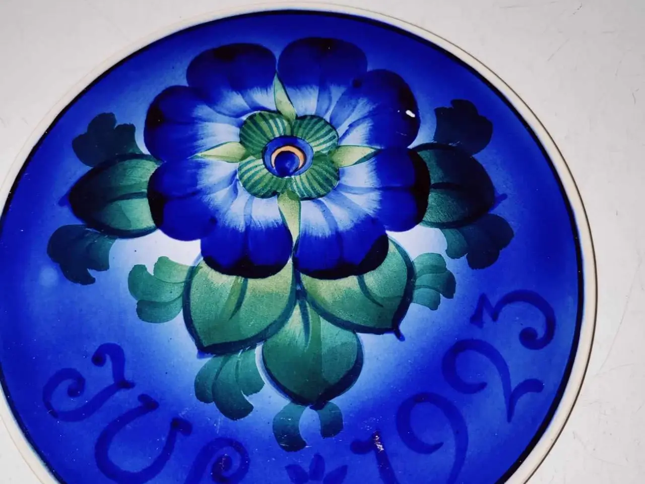 Billede 3 - 7 fine juleplatter i aluminia