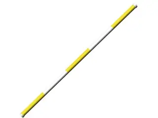 Bom krydstræ Ø9,5 x3,0m incl endekapper