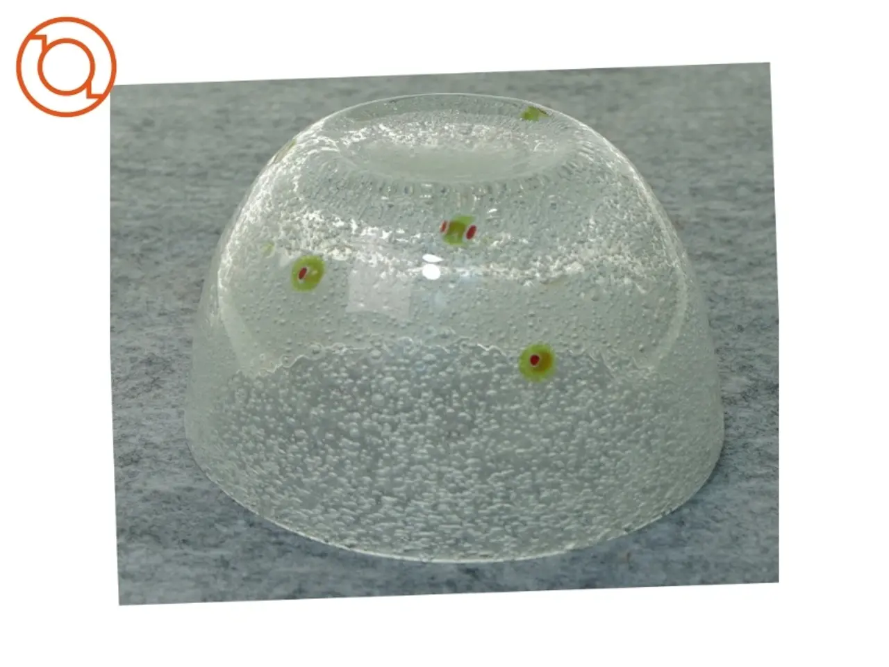 Billede 2 - Skål i glas (str. 12 x 7 cm)