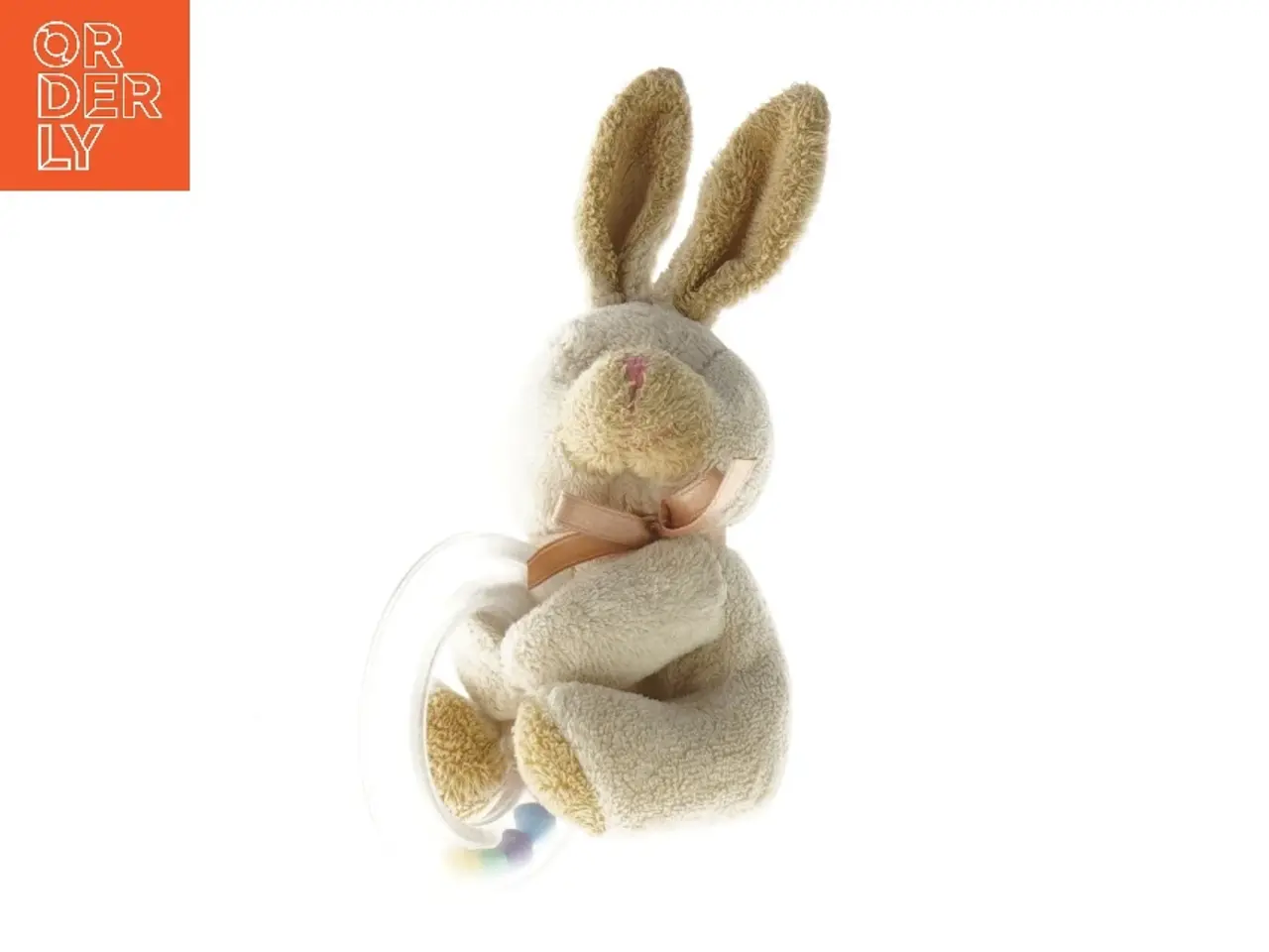 Billede 1 - Kaninfigur med rangle (str. 18x12 cm)
