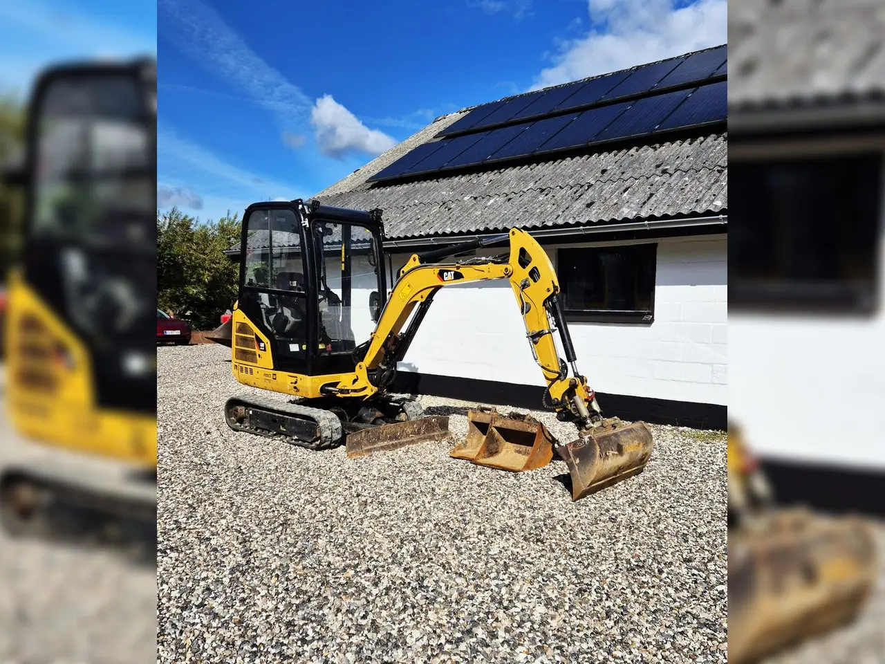 Billede 2 - Caterpillar 301.7D / nyere Tiltman og skovlsæt / 3800 timer og årgang 2016