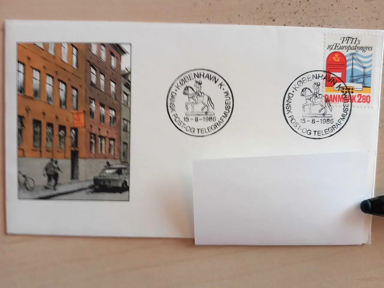 Billede 1 - Kuvert med særstempel Postmuseet