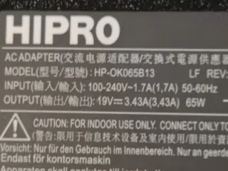 Hipro 19v 3.43a
