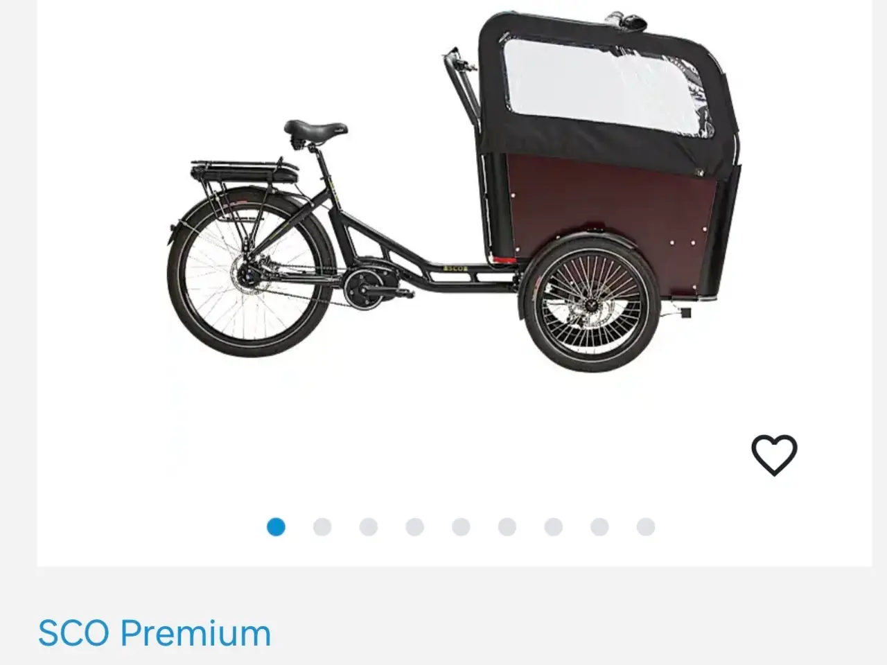 Billede 3 - SCO Premium E-Cargo el-ladcykel m. centermotor, me