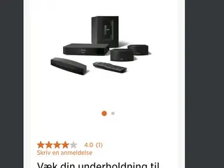 Bose CineMate 220 hjemmebiografanlæg nyt sælges fo