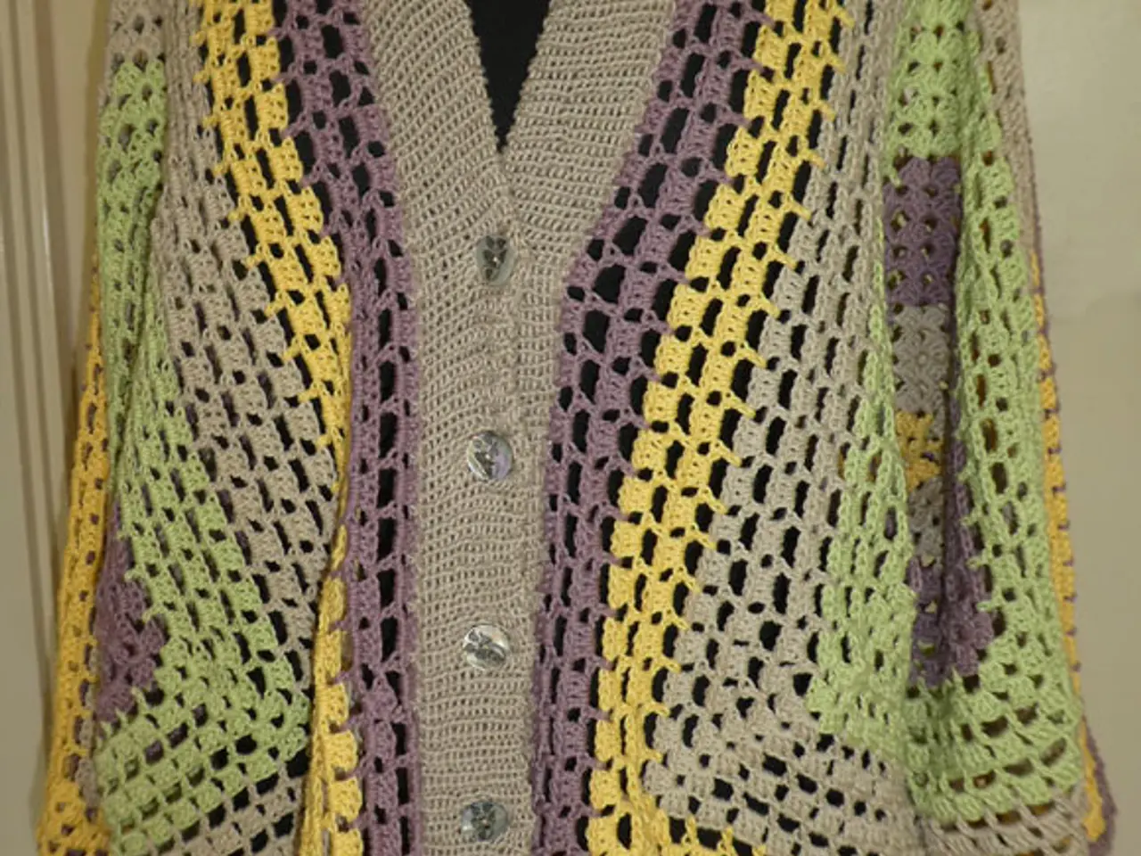 Billede 2 - Ny håndhæklede cardigans