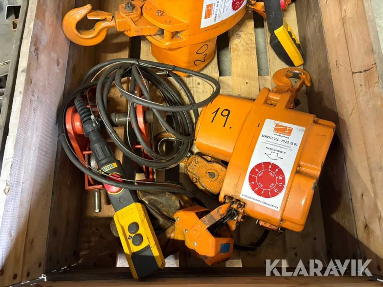 Billede 6 - Krantaljer Kito K10-6,5F 2 stk, 2 tons