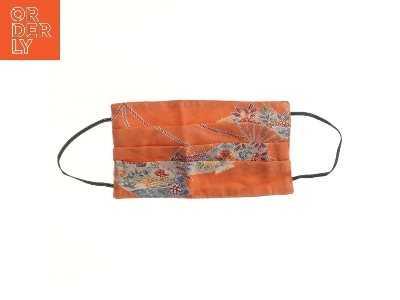 Billede 1 - Stof ansigtsmasker med blomsterdesign (str. 19x10 cm)